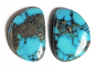 NATURAL MORENCI TURQUOISE MATCHED PAIR 12.5 cts.