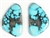 NATURAL MORENCI TURQUOISE MATCHED PAIR 28 cts.