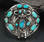 ART LEWIS CHOCTAW CARINATED BISBEE BRACELET