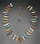 LOVELY LAVINA TSIKEWA ZUNI FETISH NECKLACE