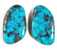 NATURAL MORENCI TURQUOISE MATCHED PAIR 31.5 cts.