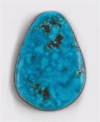 NATURAL MORENCI TURQUOISE CABOCHON WATER WEB