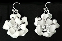 ARTIE YELLOWHORSE STERLING FLOWER EARRINGS