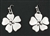 ARTIE YELLOWHORSE STERLING FLOWER EARRINGS