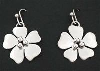 ARTIE YELLOWHORSE STERLING FLOWER EARRINGS