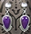 LOVELY ARTIE YELLOWHORSE SUGILITE EARRINGS