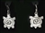 BRAD PANTEAH TURTLE SILVER EARRINGS