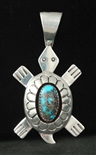 DANNY JACKSON SHADOW BOX TURTLE PENDANT