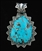 JACOB MORGAN MORENCI TURQUOISE PENDANT