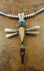 JACK AND MARY TOM DRAGON FLY PENDANT