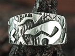 KEE YAZZIE BEAR DESIGN RING