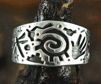 KEE YAZZIE PETROGLYPH DESIGN RING