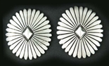 LOVELY PETE JOHNSON SILVER POST EARRINGS