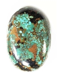 NATURAL PILOT MOUNTAIN TURQUOISE CABOCHON 28 cts