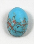 6ct PERSIAN TURQUOISE CAB