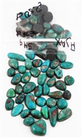NATURAL AJAX TURQUOISE CABOCHONS 270 cts