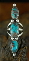 BEAUTIFUL VINTAGE BISBEE TURQUOISE RING