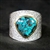 DARRYL DEAN BEGAY WIDOW MAKER TURQUOISE RING