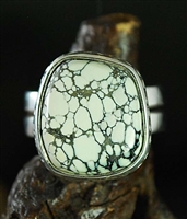 STEVE YELLOWHORSE NEW LANDERS TURQUOISE RING