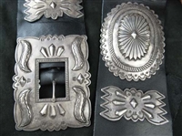 JACK ADAKAI HEAVY INGOT CONCHO BELT