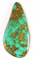 NATURAL PILOT MOUNTAIN TURQUOISE CABOCHON 74 cts