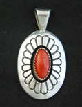 DANNY JACKSON SHADOW BOX CORAL PENDANT