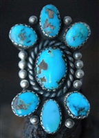 BEAUTIFUL VINTAGE PERSIAN TURQUOISE RING