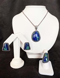 TOBY HENDERSON AZURITE/MALACHITE SET