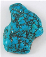 NATURAL MORENCI TURQUOISE NUGGET CABOCHON 45ctt