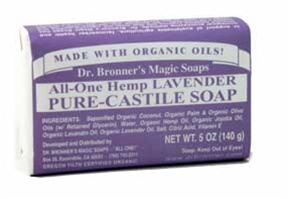 Dr. Bronner's Organic Lavender Bar Soap