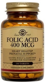Solgar Folic Acid 400 mcg