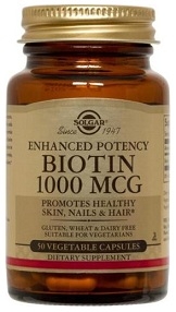 Solgar Biotin 1000 mcg, 100 caps