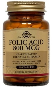 Solgar Folic Acid 800 mcg 250 caps