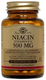 Solgar Niacin Vitamin B3 500mg