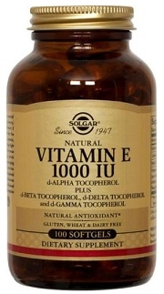 Solgar Vitamin E 1000 IU 50 softgels