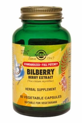 Solgar Bilberry Extract 60 Eye Health