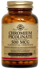 Solgar Chromium Picolinate 500 mcg