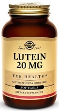 Solgar Lutein 20 mg - 60 Softgels
