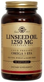 Solgar Linseed Oil 1250 mg 90 Softgels