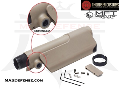 THORDSEN / MFT ENHANCED PISTOL CHEEK REST KIT - FDE - 5034T