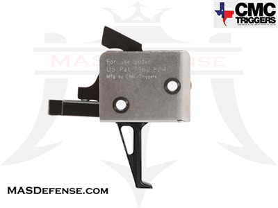 CMC TRIGGERS FLAT AR15 / AR-10 DROP-IN TRIGGER SINGLE STAGE 3.5 - 4 LB - 91503