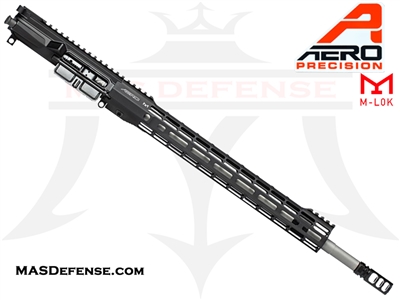 18" 6.5 GRENDEL AERO PRECISION BARRELED UPPER W/ BCG, FCH AND VG6 - 15" M-LOK ATLAS S-ONE - BLACK - APSL100019