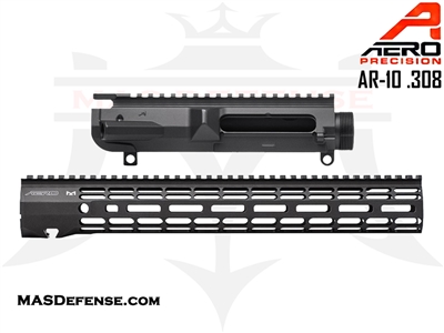 AERO PRECISION AR-10 .308 M5 UPPER RECEIVER AND 15" ATLAS R-ONE M-LOK HANDGUARD - APAR308503C AND APRA538705A