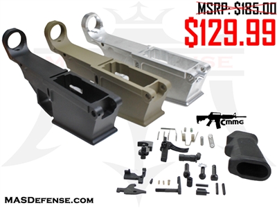 AR-10 .308 DPMS 80% LOWER - CMMG LOWER PARTS KIT COMBO