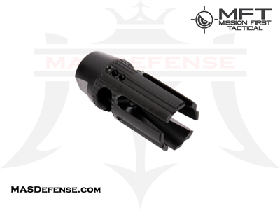 MISSION FIRST TACTICAL EVOLV 4 PRONG SIDE PORT MUZZLE BRAKE/COMPENSATOR HYBRID MFT - E2ARMD3