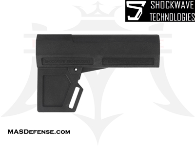 AR-15 SHOCKWAVE BLADE 2M PISTOL STABILIZER - BLACK - KIT OPTIONS AVAILABLE - KAK-SHKWV-BLK-2M