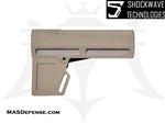 AR-15 SHOCKWAVE BLADE 2M PISTOL STABILIZER - FDE - KIT OPTIONS AVAILABLE - KAK-SHKWV-FDE-2M