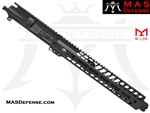 8.5" 300 BLACKOUT AR-15 BARRELED UPPER - MAS DEFENSE NERO 12.62" M-LOK RAIL