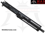 10.5" 300 BLACKOUT AR-15 BARRELED UPPER - MAS DEFENSE SQUADRON 9.87" LIGHTWEIGHT QUAD RAIL