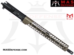 16" .223 WYLDE AR-15 BARRELED UPPER - MAS DEFENSE NERO 15" M-LOK RAIL - FDE - BALLISTIC ADVANTAGE BARREL